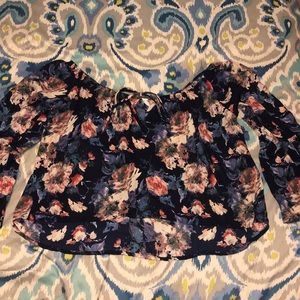 floral crop top